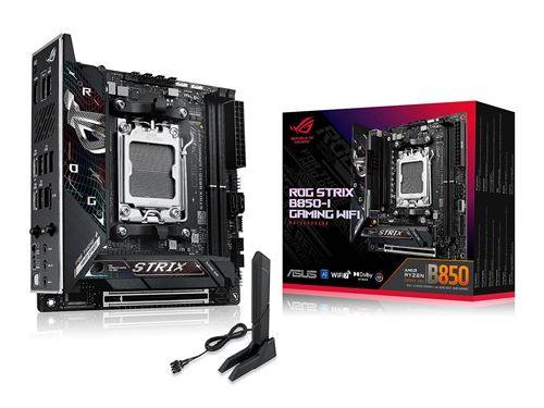 Carte mère ASUS ROG STRIX B850-I GAMING WIFI mini ITX Socket AM5 Chipset AMD B850