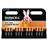 Pack de 12 Piles alcalines Duracell Optimum MN2400 AAA 1,5V Noir et Orange