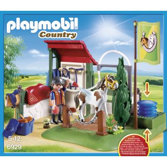 PLAYMOBIL Country - Parcours d'obstacles avec chevaux, Jouets de  construction 70996