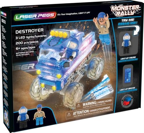 Jeu de construction Laser Pegs Destroyer