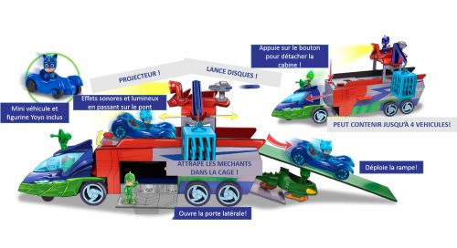 Playset Pyjamasques Camion de transport