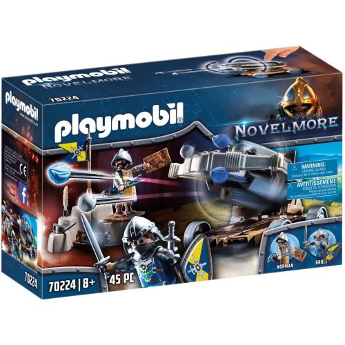 Playmobil Chevaliers, Château Fort 70224 Chevaliers Novelmore et Baliste