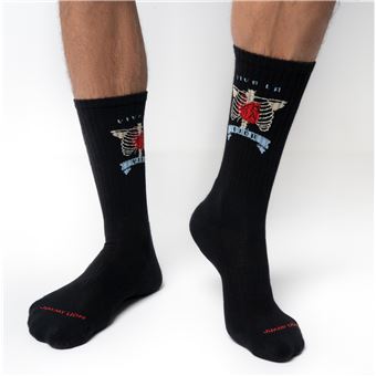 Chaussettes Jimmy Lion Athletic Frida Corazon Taille L Noir