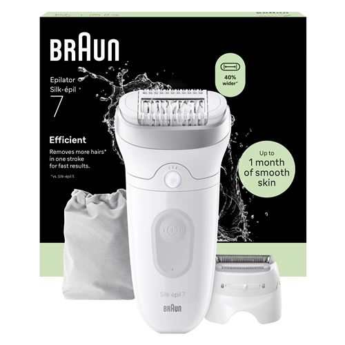 Épilateur Électrique Braun Silk-épil 7 SE7-030 – 40 Pincettes, Wet & Dry - vue 8