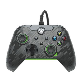 Manette filaire Pdp pour Xbox et PC Néon carbone