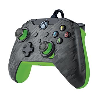 Manette filaire Pdp pour Xbox et PC Néon carbone