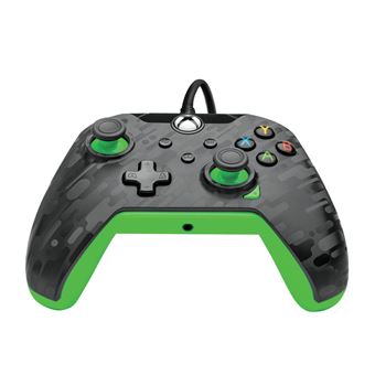 Manette filaire Pdp pour Xbox et PC Néon carbone