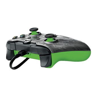 Manette filaire Pdp pour Xbox et PC Néon carbone