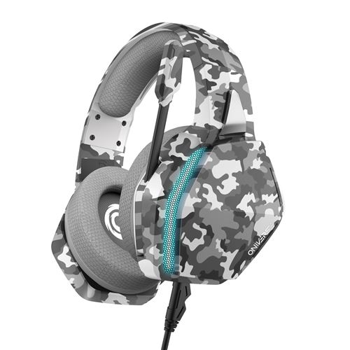 Casque gaming filaire Oniverse Nebula Multiplateforme Camouflage urbain