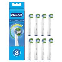 Accessoire dentaire Oral B Brossette Precision Clean Avec Technologie Clean Maximiser Lot de 8 Blanc