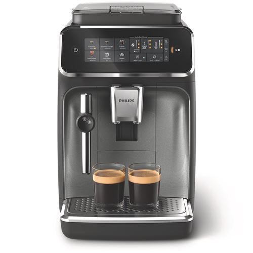 Expresso avec broyeur Philips EP3329/70 Série 3300 avec buse vapeur Noir - Philips