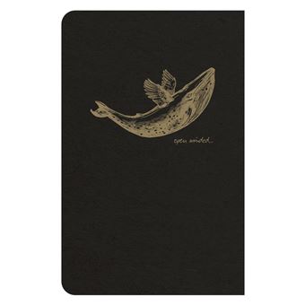 Carnet piqûre textile Clairefontaine Flying Spirit 9 x 14 cm 96 pages Noir