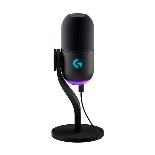 Microphone gaming Logitech G Yeti GX RVB dynamique avec Lightsync Noir