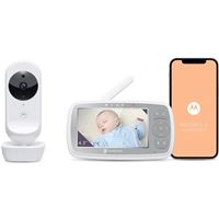 Babyphone avec caméra rotative Alecto Baby DVM200MGS - écran 4.3 - Petit  Pois