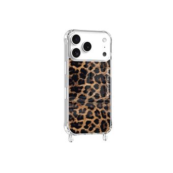 Coque imprimée MagSafe avec anneau Leopard brun iPhone 17 Pro Max - 1