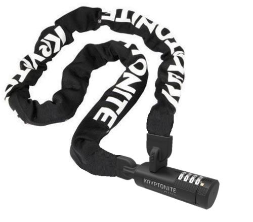 Antivol Kryptonite Chaîne Keeper 790 90 cm à code Niveau de sécurité 5/10 Noir
