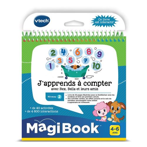 Magibook j'apprends à compter avec Rex Bella et leurs amis - Vtech