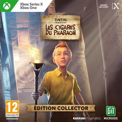 Mdf- Microids Distribution Tintin Reporter Les Cigares Du Pharaon Edition Collector Xbox