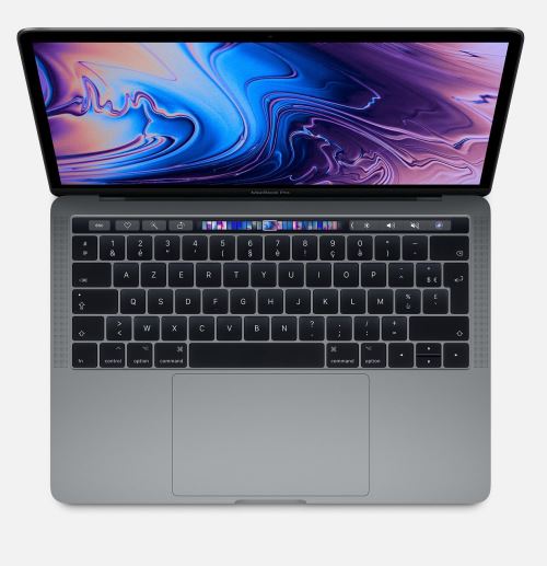 Apple MacBook Pro 13.3'' Touch Bar 256 Go SSD 8 Go RAM Intel Core i5 quadricœur à 2.4 GHz Gris Sideral 2019