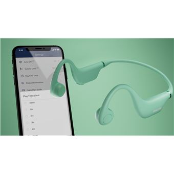 Philips Kids TAK4607GR - Écouteurs avec micro - oreille dégagée - montage derrière le cou - Bluetooth - sans fil - vert