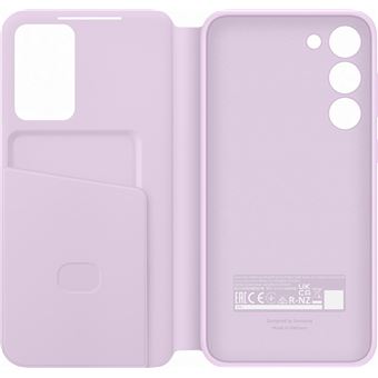 Etui Smart View avec porte-carte pour Samsung Galaxy S23+ 5G Lilas