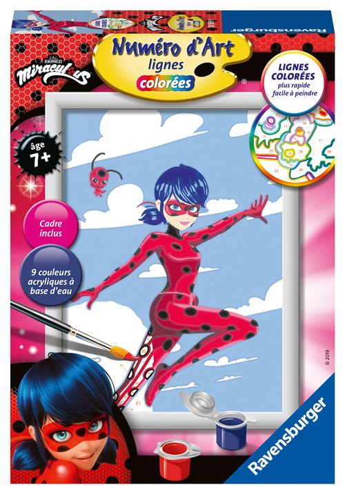 RAVENSBURGER Peinture  Num&eacute;ro d'art Petit Miraculous
