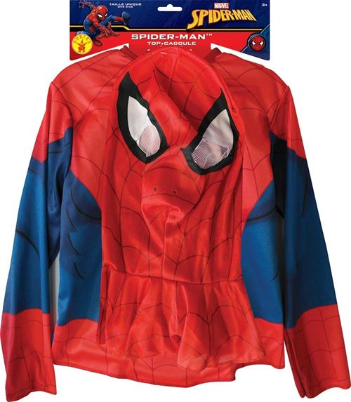 Déguisement Marvel Spider-Man Top et cagoule