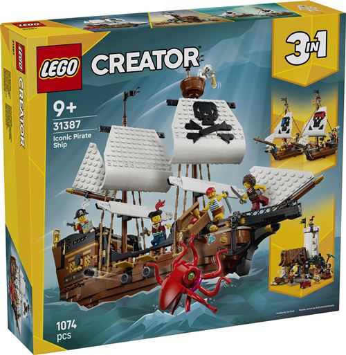 LEGO® Creator 31387 Bateau pirate mythique