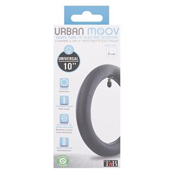 Chambre à air pour trottinette électrique T'n'b Urban Moov 10'' sauf Xiaomi Noir