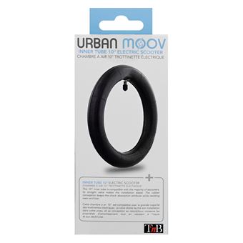 Chambre à air pour trottinette électrique T'n'b Urban Moov 10'' sauf Xiaomi Noir