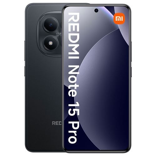 Móvil Xiaomi Redmi Note 15 Pro 4G Libre 8GB+256GB / 12GB+512GB, pantalla AMOLED FHD+ 6.77", MediaTek Helio G200 Ultra, cámara 200 MP, batería 6500 mAh (Cargador no incluido)