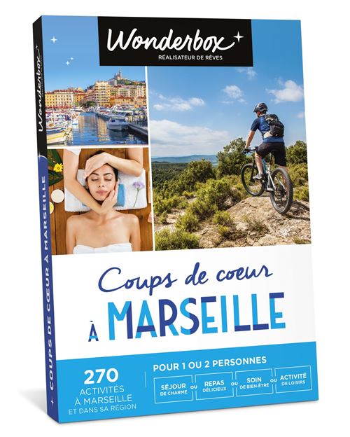 Coffret cadeau Wonderbox Coups de cœur à Marseille