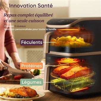 Moules En Silicone Pour Friteuse Cosori Turbo Tower Pro 10,8 L - Lot De 2, Réutilisables, Jusqu'à 450°C - 11
