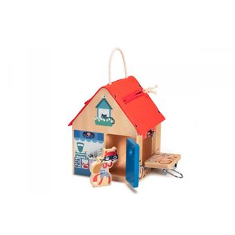 Jouet en bois Lilliputiens Maison d'apprentissage multi fermetures