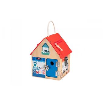 Jouet en bois Lilliputiens Maison d'apprentissage multi fermetures