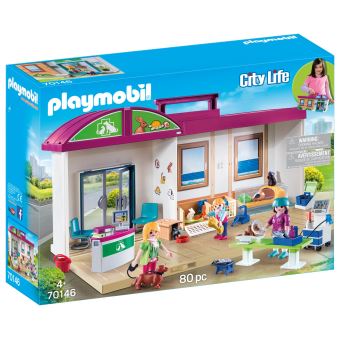 Playmobil City Life 70146 Clinique vétérinaire transportable - 1