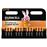 Pack de 12 piles alcalines Duracell Plus PowerBoost MN2400 AAA 1.5V LR03 Noir et Orange