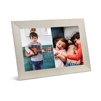 Cadre photo numérique connecté 10" Aura Carver Beige