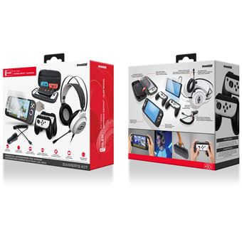 Pack accessoires gaming Just For Games dreamGEAR pour Nintendo Switch  Modèle OLED Noir et blanc - Autre accessoire gaming - Achat & prix