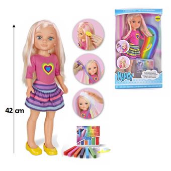 Poupée Nancy Une Journée Méches en couleurs