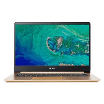Acer Swift 1 SF114-32-P408 - Pentium Silver N5030 / 1.1 GHz - Windows 10 Home 64 bits en mode S - 4 Go RAM - 128 Go SSD - 14" IPS 1920 x 1080 (Full HD) - UHD Graphics 605 - Wi-Fi, Bluetooth - or de luxe - clavier : Français - 1