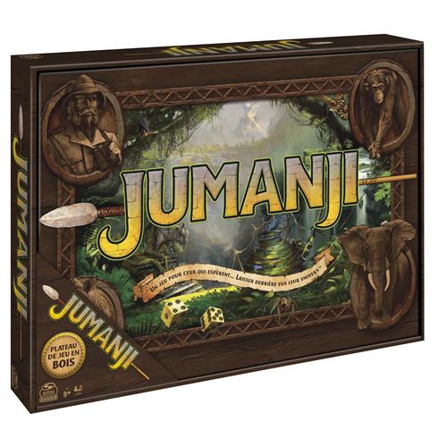 Jeu d’ambiance Games Jumanji Plateau de jeu en bois Nouvelle Edition