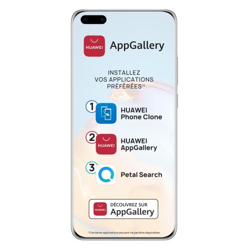 Smartphone Huawei P40 Pro 5G Double SIM 256 Go Argent