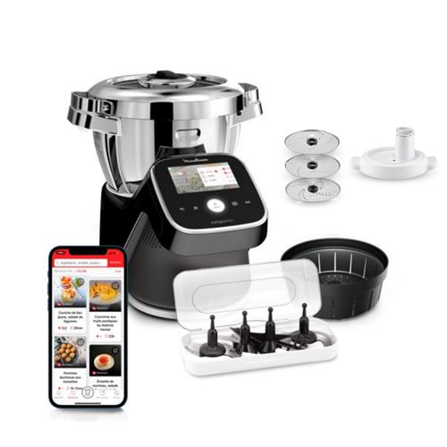 Robot cuiseur Moulinex I-Companion Touch Pro XL HF93D810 1550 W Noir - Moulinex