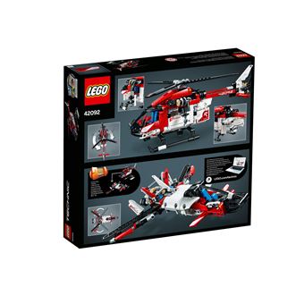 42092 L'hélicoptère de secours, LEGO® Technic