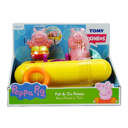 Jouet Pour Le Bain Tomy Pédalo Peppa Pig