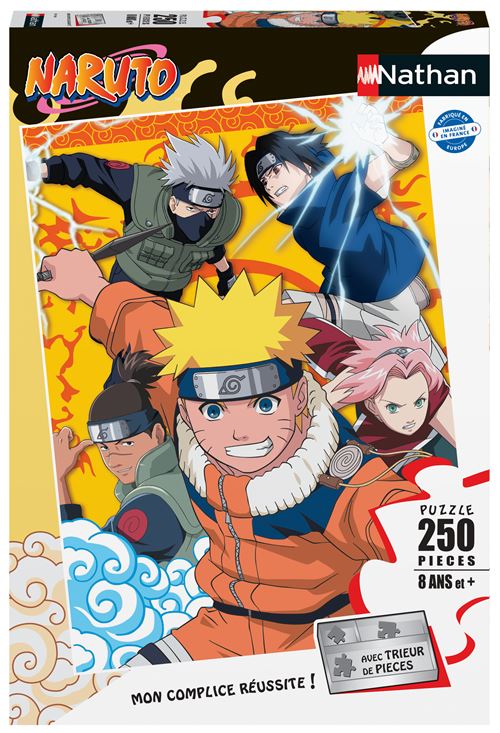 Puzzle 250 pièces : Naruto à 'académie des ninjas Ravensburger Nathan - vue 2