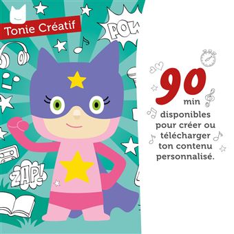 Figurine Tonies Créatifs Super-Héros Rose