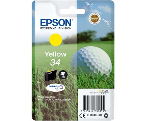 Cartouche d'encre Epson Golf 34 Jaune