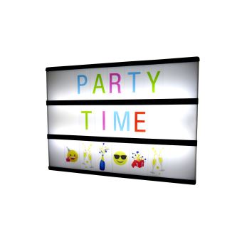 Boîte à Lumière à Message DIY - Avec Lettrage Perspex - À Piles - Occasion